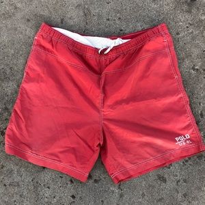 Vintage polo sport swim trunks